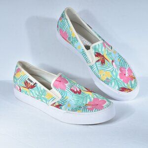 Puma Bari Slipon Cat Tropical Floral size 8.5